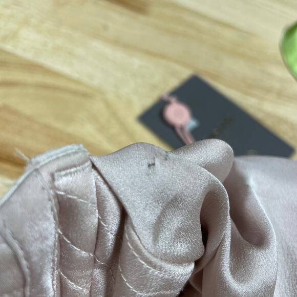 House of CB London NWT Myrna Cowl Neck Corset Slip Dress Crystal Satin Size XS+ - Picture 11 of 15